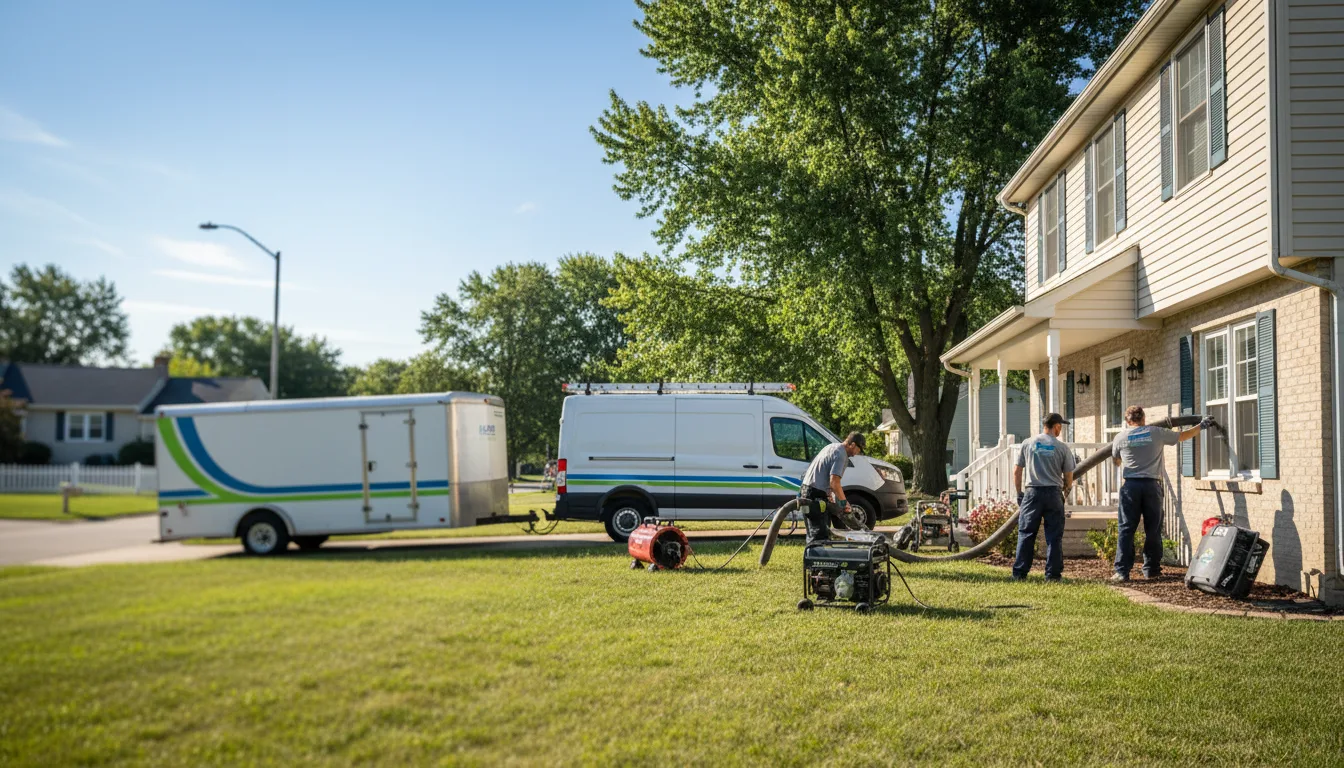 Flooded Basement Restoration And Cleanup With Repair in Paris, OH near me